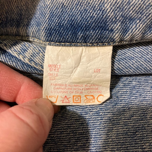 Jean Jacket Canada flag Below Zero - Picture 4 of 6